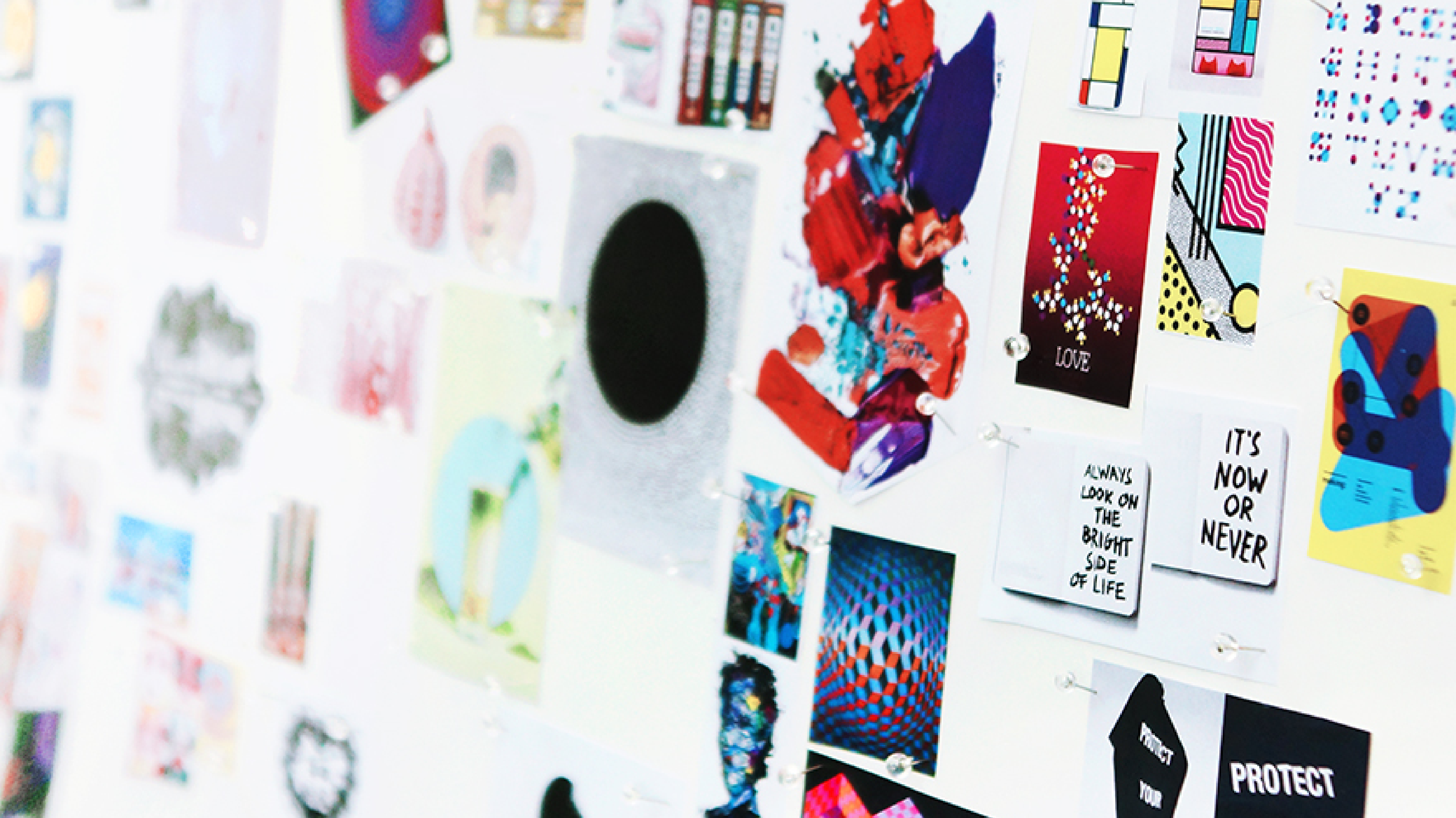 Kreativität beginnt mit einem Moodboardx